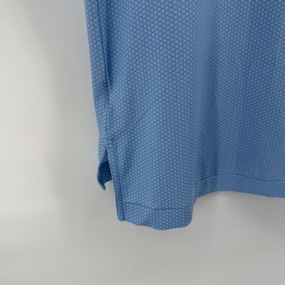 Peter Millar Blue Summer Comfort Golf Performance Polo - Picture 8 of 9